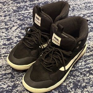Vans Men's Black and White High-Top Ultra Range Shoes